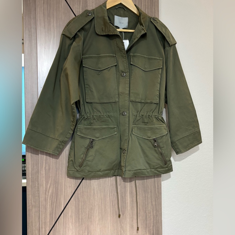 Joie Women's Utility Jacket in Forest Green